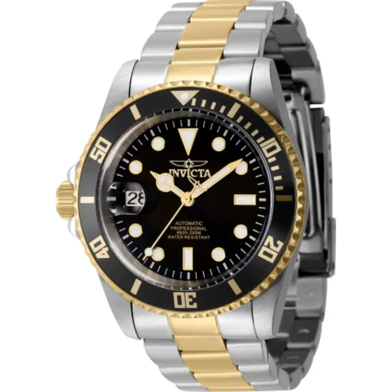 Invicta Men's 43979 Pro Diver Automatic 3 Hand Black Dial Watch
