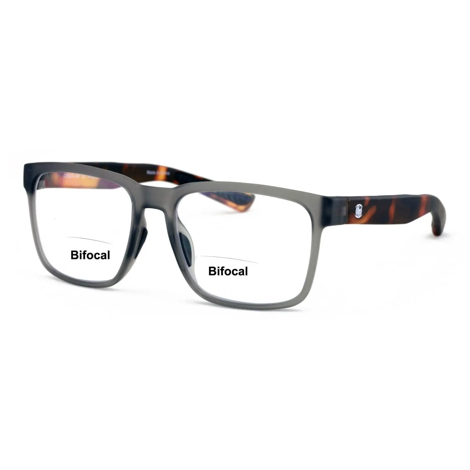 Men Rectangular Sport TR90 Clear Bifocal Reading Glasses - Lightweight Reader