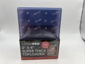 Ultra Pro 3X4 Super Thick Toploaders 180pt Point 1 Pack of 10 for Thick Cards
