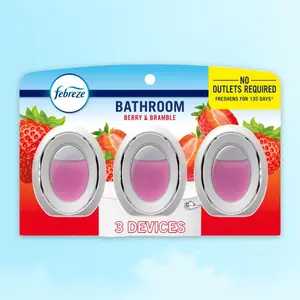 Febreze Small Spaces Air Freshener Berry & Bramble 2.25fl oz 3pk - for Small Rooms, 3 Pack