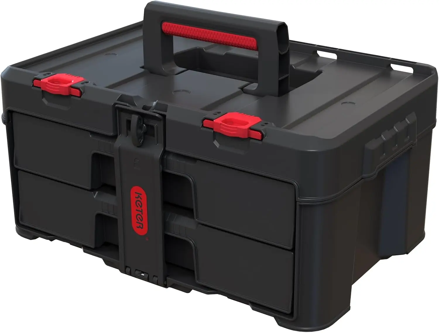 StacknRoll Two Drawer Tool Box for Small Parts and Power Tool Accessories, Fits  Modular Tool Storage System