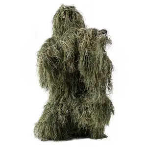 Camouflage Suit 3D Withered Grass Ghillie Set, 5-Piece Hunting Suit Hunting Suit Set Does not apply