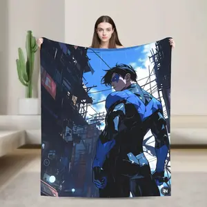 Dicks nightwing Graysons Blanket Quality Super Soft  Throw Blanket Winter Students Couch Bed Street Trend Bedspread