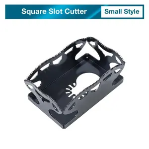 SnapFixMate 2 Packs Square Slot Cutter Compatible for Dewalt 20V & Milwukee M18 Oscillating Multi-Tool to Cut-in Single Gang Wall Boxes,Outlet Cutter for Drywall,Efficient Carving Tool,Square-Shaped,dealsforyoudays Blade Milwaukee for old work box