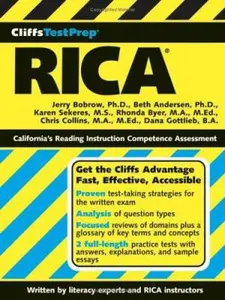 USED-CliffsTestPrep RICA by Bobrow, Jerry (Paperback)