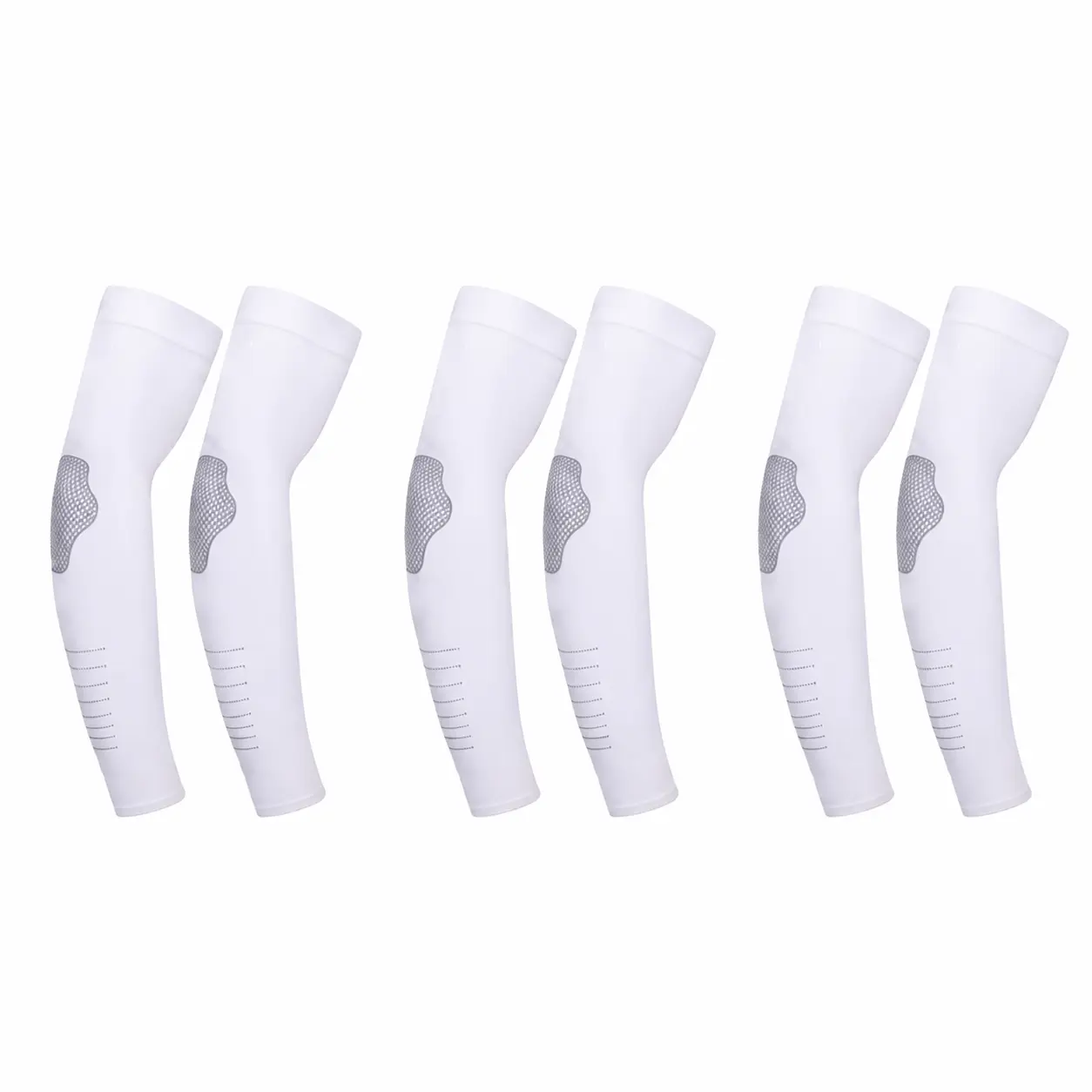 White three-pair set