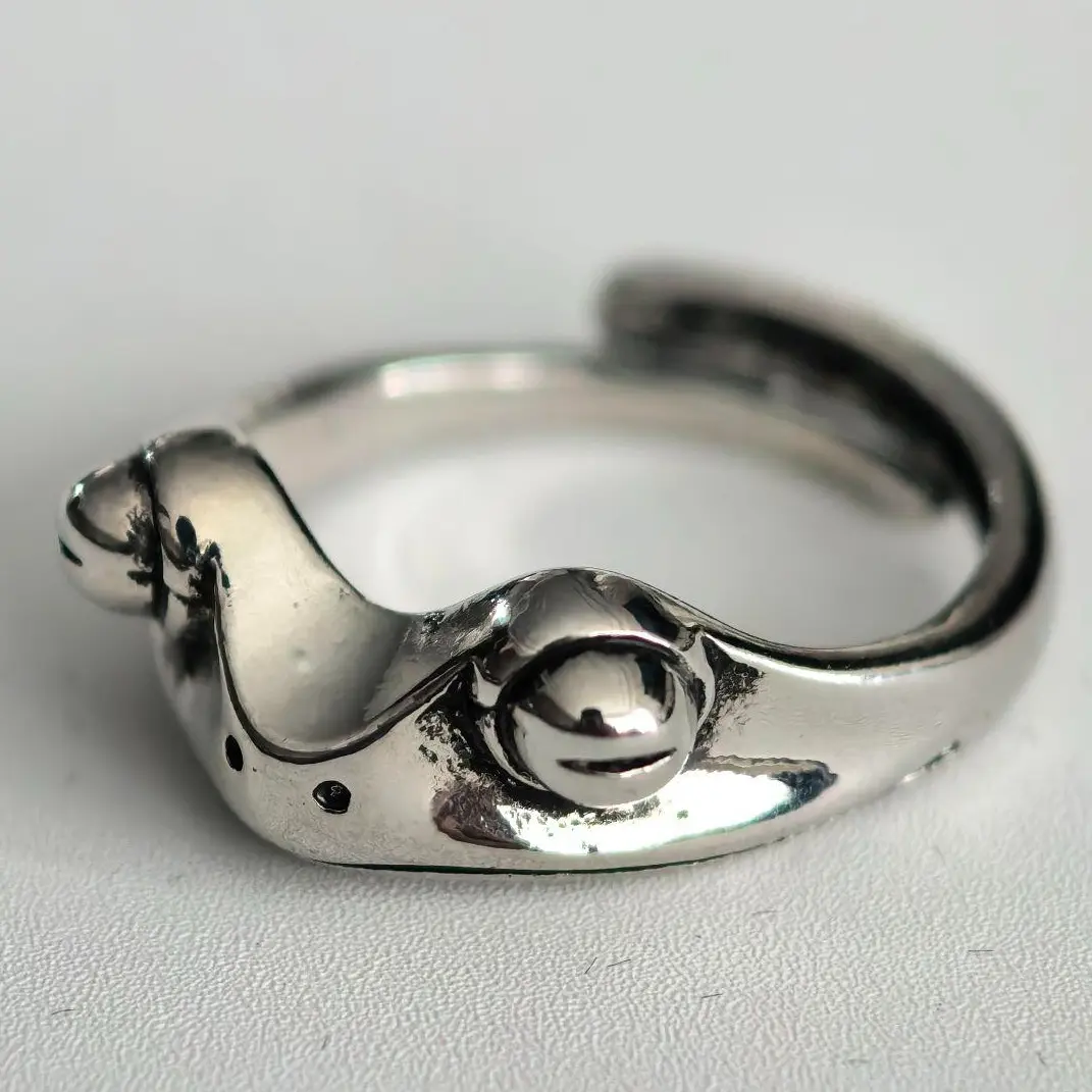 2026 New Arrival Fun Little Frog Ring | Open & Adjustable | Fashion Jewelry | Unisex | Perfect Gift | Waterproof and Corrosion-Resistant Material