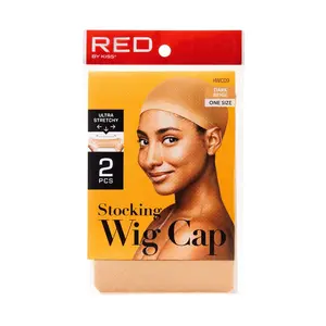 KISS - RED WIG CAP (DARK BEIGE & 2PCS IN PACK)