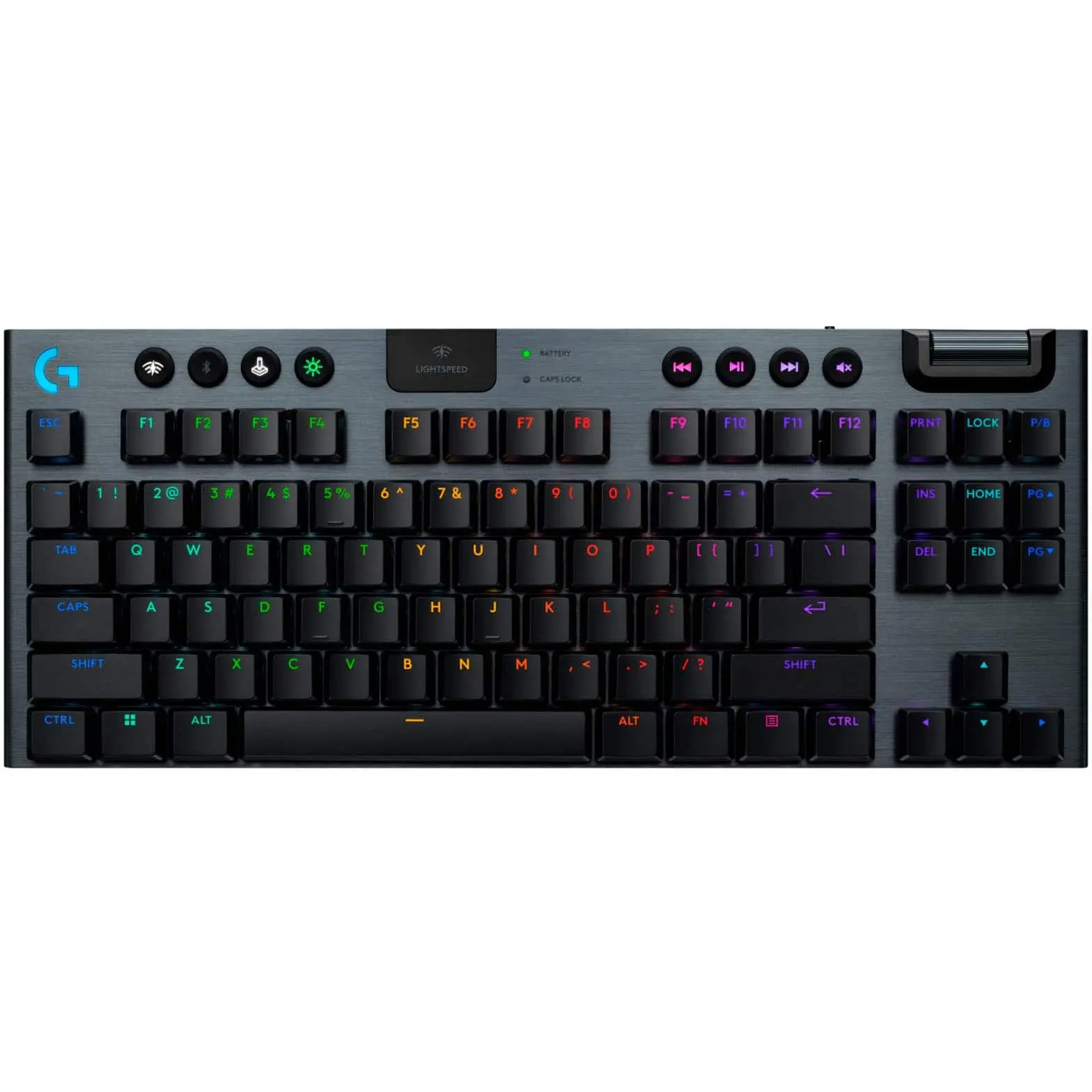 Logitech - G915 X LIGHTSPEED TKL Wireless Mechanical GL Red Linear Switch Gaming Keyboard for PCMac with RGB Backlighting - Black