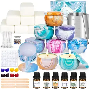 Candle Making Kit for Adults, DIY Candle Making Supplies for Beginner, Christmas DIY Gifts, Candle Making Kits for Adults - Includes Beeswax, Essential Oils, Dyes, and , Crafts for Adult