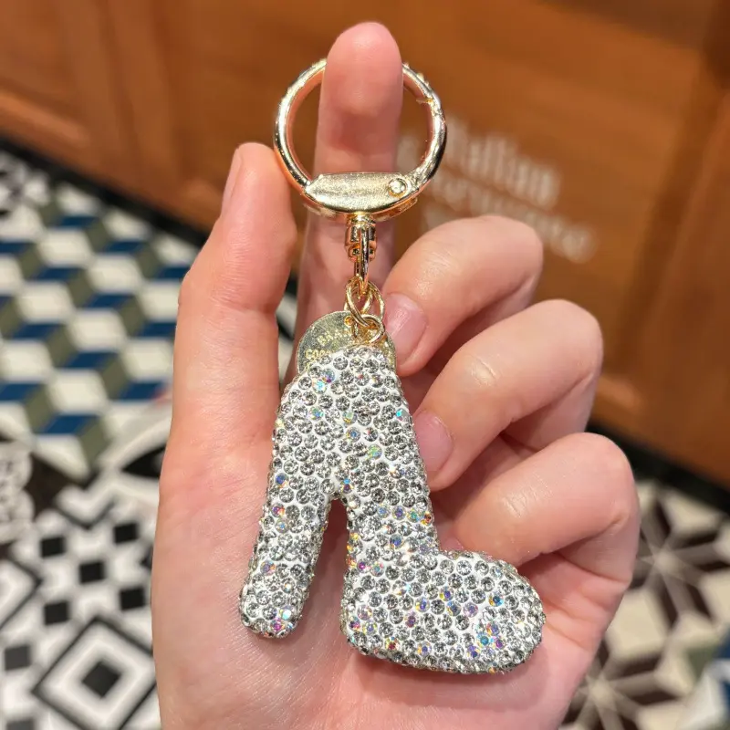 High Heel Keychain Silver