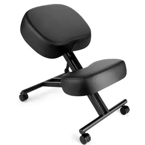 Kneeling Chair Ergonomic for Office, Adjustable Stool with Thick Moulded Foam Cushions for Home and Office, Improve Your Posture with an Angled Seat Brake and Smooth Gliding Casters Outdoorfun