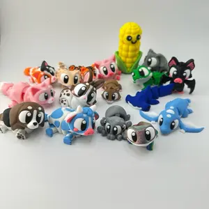 Mini 3D Printed Animal Figurines - Various Designs for Collectors