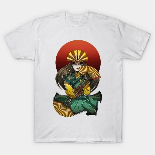 Avatar Kyoshi Graphic T-Shirt, Vintage Anime Inspired Tee, Retro Unisex Heavy Cotton Apparel