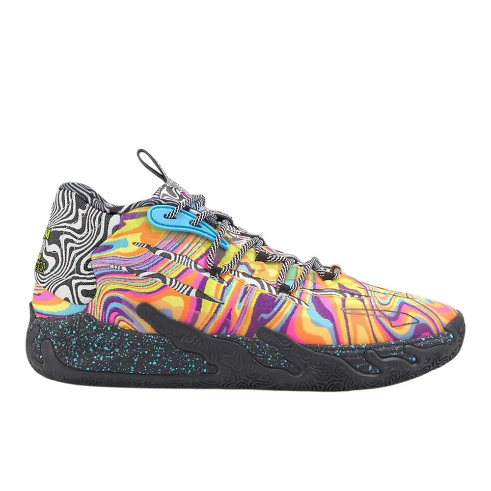 PUMA Mens Melo X Dexters Lab Mb.03 Basketball Sneakers Shoes - Multi PUMA Mens Melo X Dexters Lab Mb.03 Basketball Sneakers Shoes - Multi