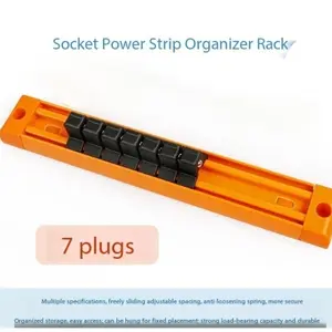 Socket Storage Rack Holder Socket Head Plug Rail Slot Card Seat Hanger Organizer Box Display Stand Tool