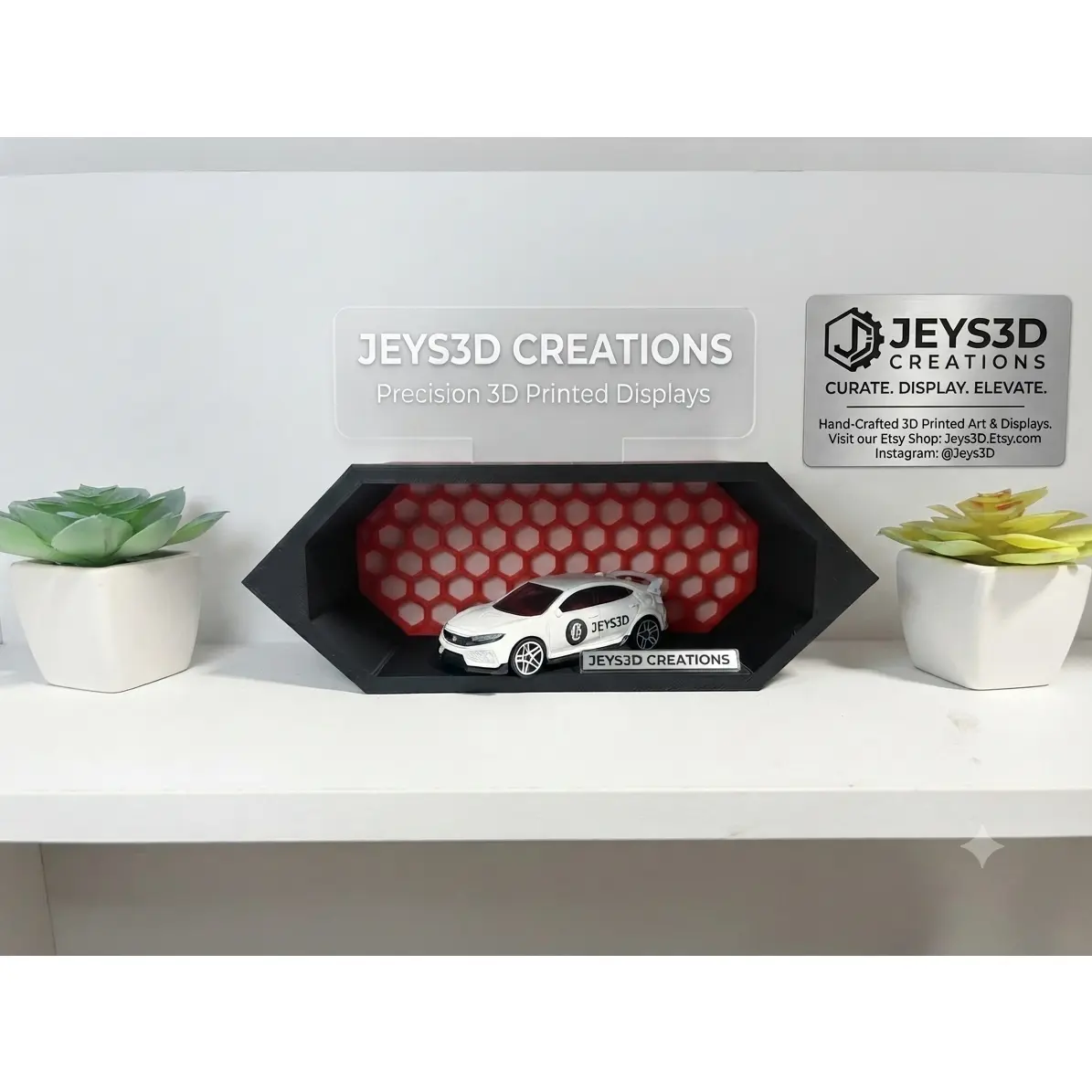 Modular showcase wall mount
