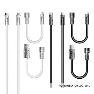 TLXT 60W 4-in-1 Fast Charging Cable – Durable, Tangle-Free, High-Speed Charger for iPhone, Android & More60W Smartphone Cellphone type  b  charger  type