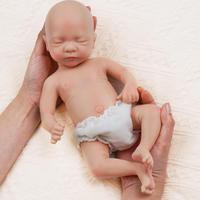 Full Platinum Silicone Baby Girl Doll-12 Inch