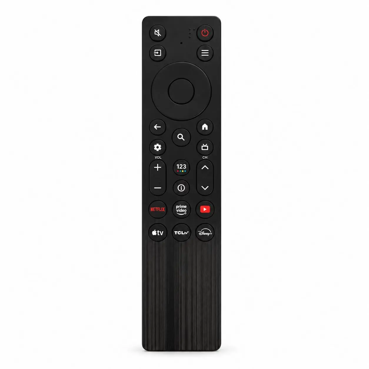 Besia Remote Control for TCL Google TV and Android TV - Black, Built-in Netflix, Prime Video, Disney+ Buttons （No Voice Function)