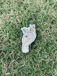 Moon Witch Hand Waterproof Sticker