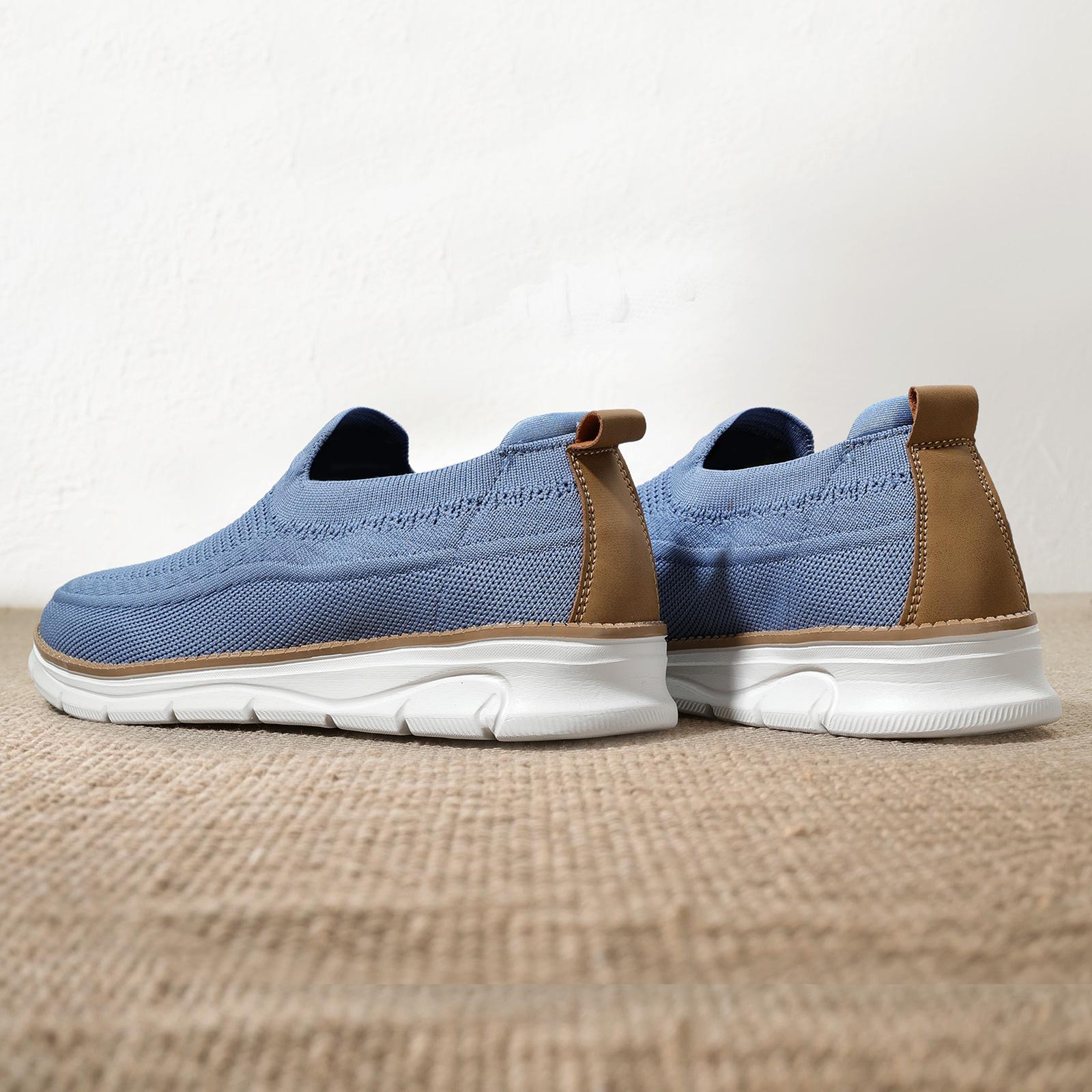 New men’s casual low top shoes fashionable driving moccasins and flat sneakers that are lightweight, breathable, and comfortable for everyday wear and running. Perfect for students and outdoor sports. Closed Trainer Boy Training Runner Athletic Footwear