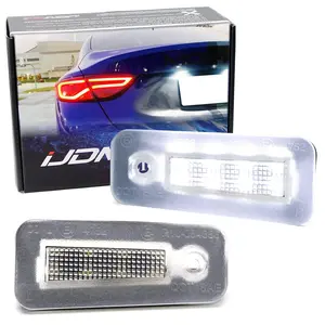 iJDMTOY 3W Full LED License Plate Light Kit For 2015-2017 Chrysler 200 Sedan, Powered By 18-Piece Xenon White LED Diodes