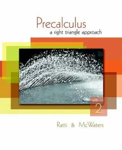 USED-Precalculus: A Right Triangle Approach by J. S. Ratti (Hardcover)