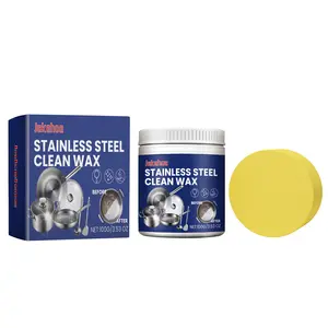 Jakehoe Heavy Duty Stainless Steel Cleaner Paste Clean Black Residue Dirt on Kitchen Stove & Pots