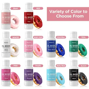 Oil-Based Food Coloring 30ml for Chocolate, Cake, Candy, Cookies, Fondant & Easter Egg Decorating – Edible Baking Food Dye