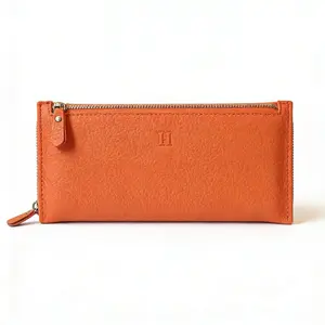 Women's Long PU Leather Wallet – Large Capacity Bifold with Multiple Card Slots, Zipper Coin Pocket & RFID Blocking, Slim Lightweight Clutch Purse for Everyday Use