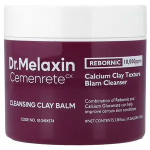 Dr.Melaxin Cemenrete Cleansing Clay Balm, 3.38 fl oz (100 ml) Dr.Melaxin Cemenrete Cleansing Clay Balm, 3.38 fl oz (100 ml)