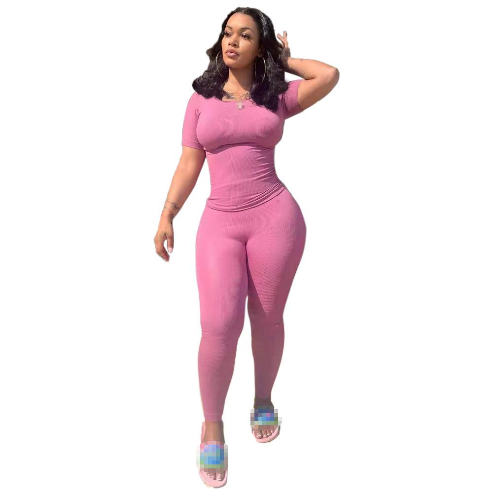 two piece set women tracksuit 2 piece sets women outfit wholesale items crop top  pants sets  women clothing