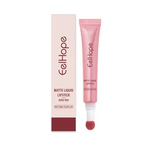2PCS Eelhope Matte Liquid Lip Gloss Series Naturally Easy Color Colorful Lip Gloss Non-Stick Cup Multi-Color Moisturizing Lip Gloss
