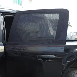 4 PCS Breathable Car Window Mosquito Net, Anti‑Bug Privacy Sun Shade Window Screen, Universal Car Window Shades for Camping, Road Trips & SUV