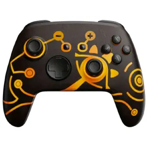 FUNLAB Inalámbrico Controlador Switch - 7 Color LED Light Controller with Touchless Buttons for Switch, OLED, Lite, and Gamepad Features