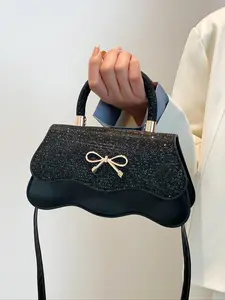 Trendy Casual Simple Baguette Bag, Summer New Stylish Women's Unique Shoulder Crossbody Purse, Chic Everyday Handbag, Fashionable Shoulder Bag