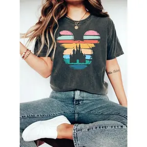 Magical Mice Castle Shirt Sunset Colors Castle Shirt Magic Kingdom Shirt Family Vacation Shirt [Adult - Youth - Toddler], Outfit Summer 2026