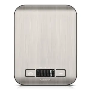 Food Scale, Digital Kitchen Scale Weight Grams and Ounces for Baking Cooking and Meal Prep, 6 Units with Tare Function, 11lb (Batteries Included). 	Tare Function, Auto Shut Off, Backlit Display Product Dimensions ‏ : ‎ 7.1 x 5.5 x 0.6 inches; 8.47 ounces