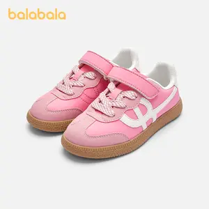 Balabala Kids Sneakers Pink Synthetic Leather | German Trainer Vibes | Breathable & Comfortable All Day | Stylish Everyday Wear