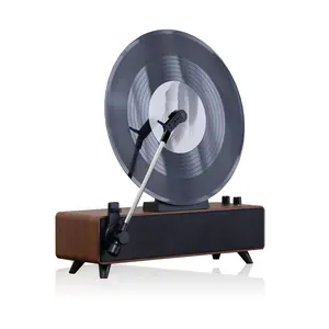 SIMPNAVI Retro Bluetooth Speaker with Simulated Vertical Record Design, Room Decor Aesthetic for Teen Girl Gifts, Home Decor, Office Desk Accessories