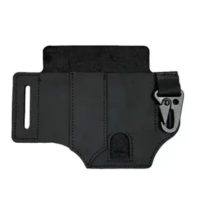 PU Pure Color Durable Waist Bag, Waist Packs, Waist Belt Pocket, Edc Tool Pouch, Side Pouch, Multi-Functional Storage Bag for Pens, Keychains, Flashlights, Tactical Backpack Gift