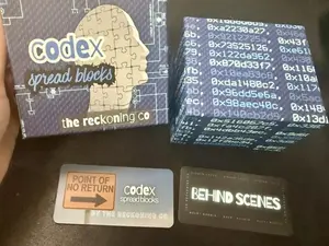 Codex Spread Blocks - 216 Card Unique Prompt Deck