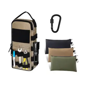 3/4/5PCS tool kit waist bag, multi pocket multi-functional handbag, outdoor heavy-duty portable storage bag