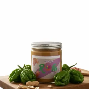 manba dous ak piman- sweet & spicy Haitian peanut butter protein  1 pack ( 16oz)