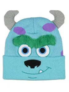 Disney Monsters Inc. Sulley Beanie Embroidered 3D Character Face Design Costume Hat