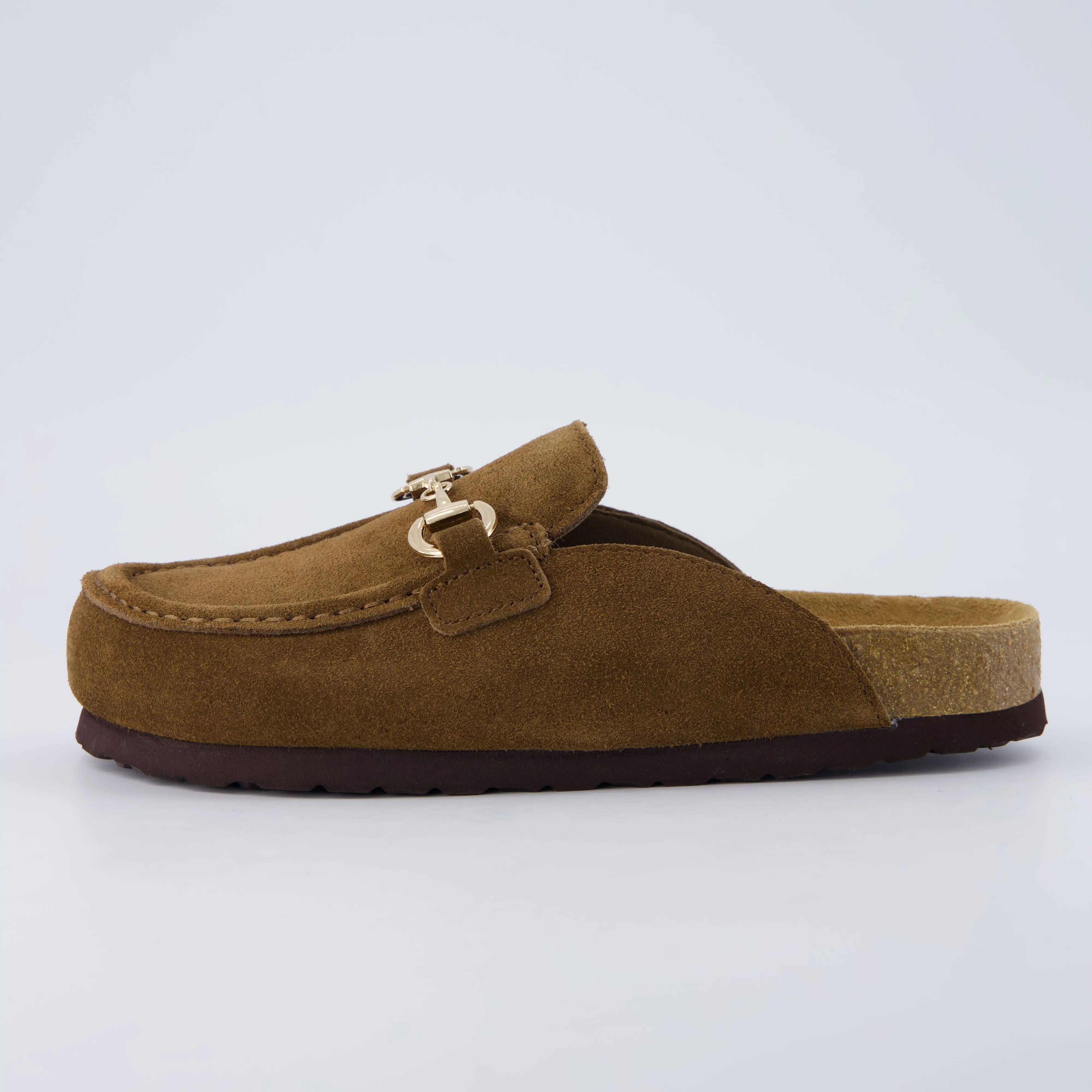 Cushionaire Cliff Suede Clog Mules for Women