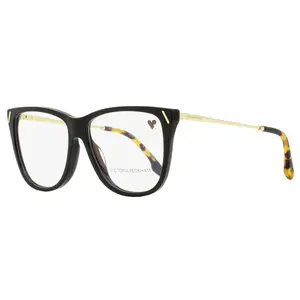 Victoria Beckham Square Eyeglasses VB2636 001 Black/Gold 56mm