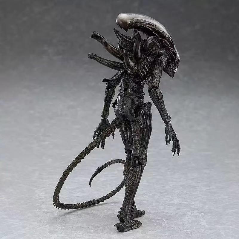 Figma Sp-108 Alien Figure, Articulating Figurines, Ryoichi Ikegami Version Collectible Model, Poseable Handheld Toy, Anime Character Display Piece