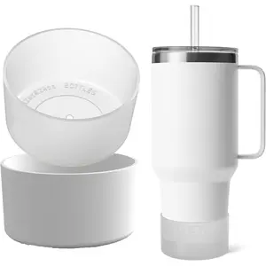 2 count  Boot for   Series 20 oz 30 oz 25-46 oz Bottom Diameter from 2.87" to 3.93" Anti-Scratch Protective Sleeve for Bottles Anti-Slip Clear Cover Outdoor Use Accessories